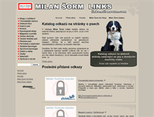 Tablet Screenshot of links.milansorm.com